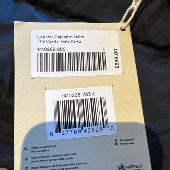 Frank and Oak - The Capital Field Parka in Deep Spelt - Picture 8 of 8